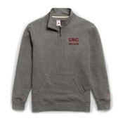 USC Trojans Men's League Gray Stadium 1/4 Zip Top